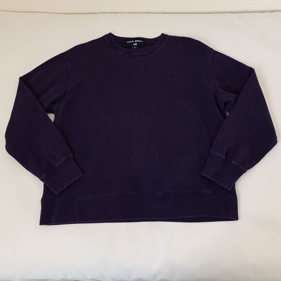Other - Vintage Ralph Lauren Polo Sport Sweatshirt L Purple Embroidered Pony Crew USA